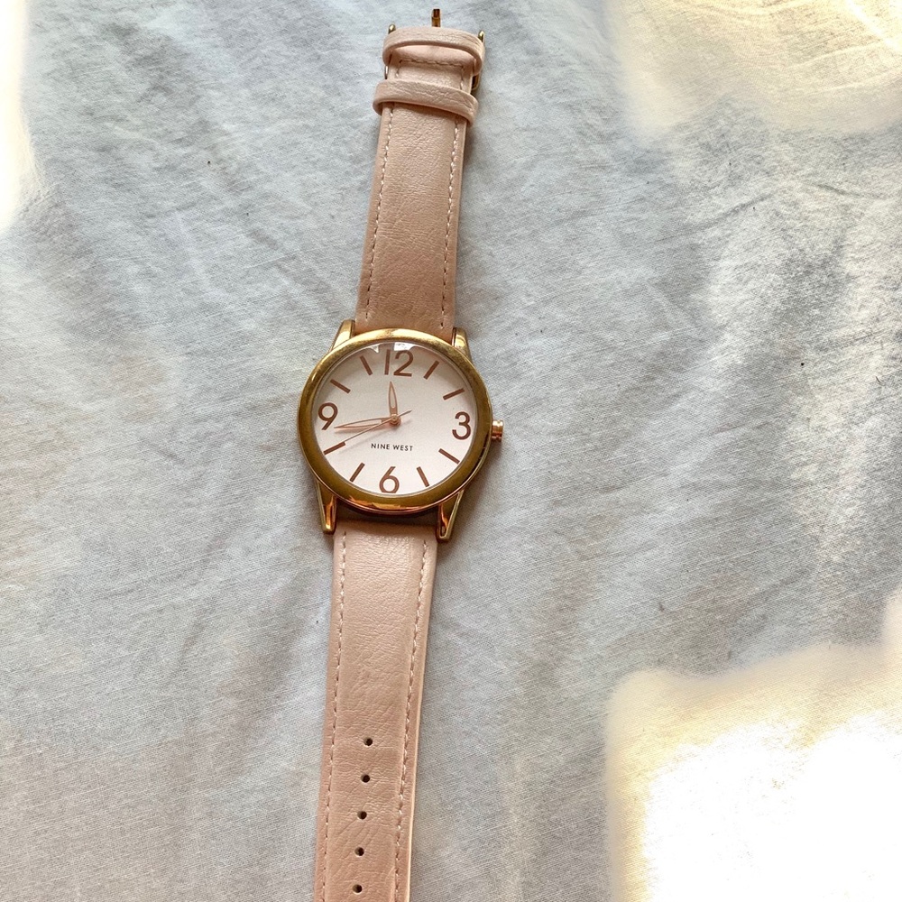 Light pink Nine West watch